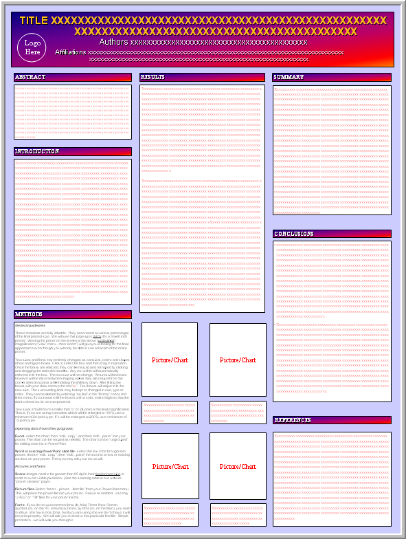 Posters4Research - Free PowerPoint Scientific Poster Templates