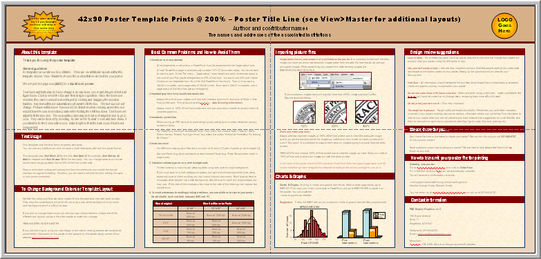 Science Poster Template Ppt from posters4research.com