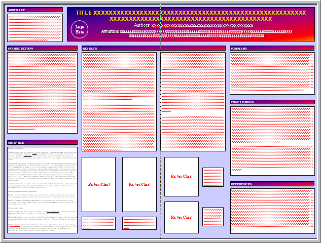 clinical poster presentation template