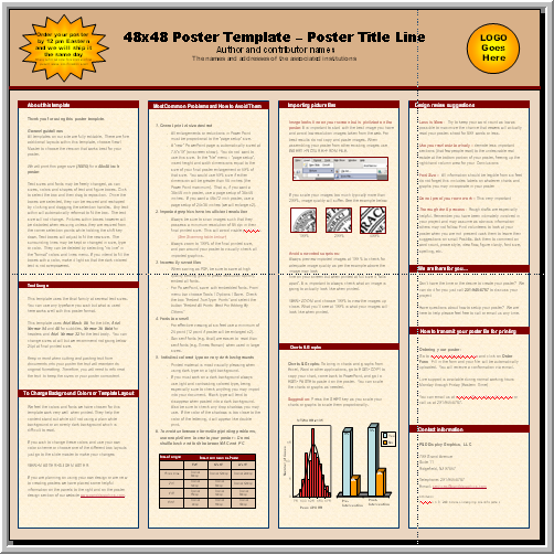 Science Poster Template Free from posters4research.com