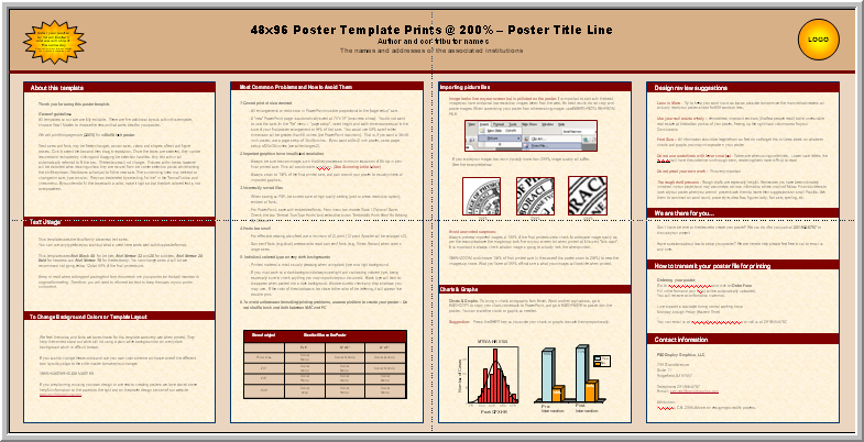 Microsoft Powerpoint Poster Template The Highest Quality